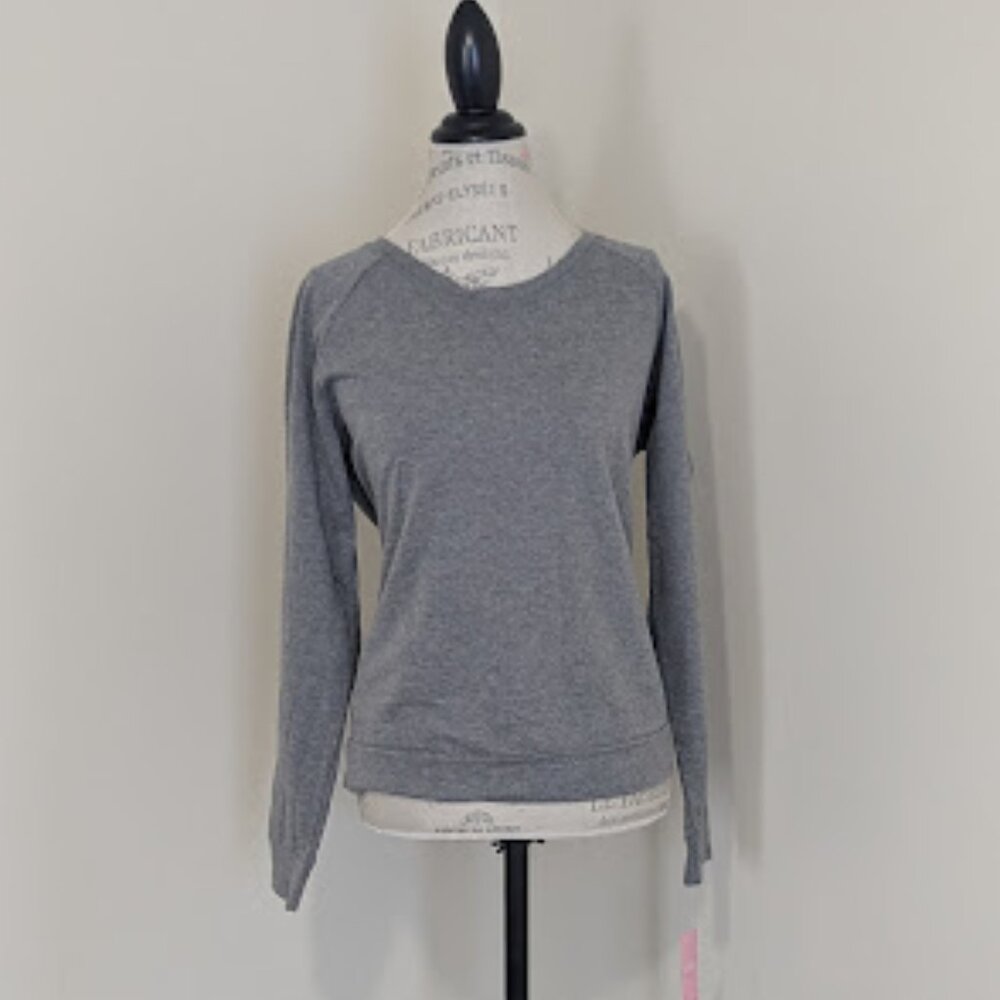 Jenni heather grey super soft pullover NWT
